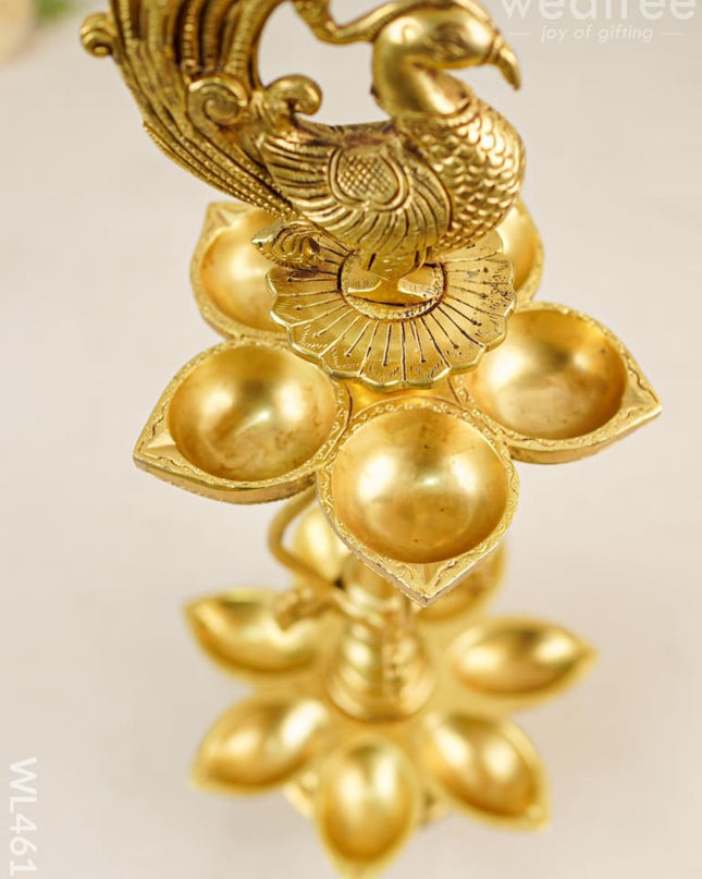 Brass Annapakshi Kuthu Vilaku - Wl4611 Diya