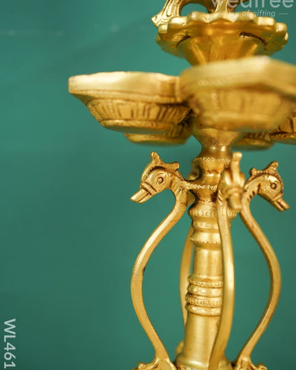 Brass Annapakshi Kuthu Vilaku - Wl4611 Diya