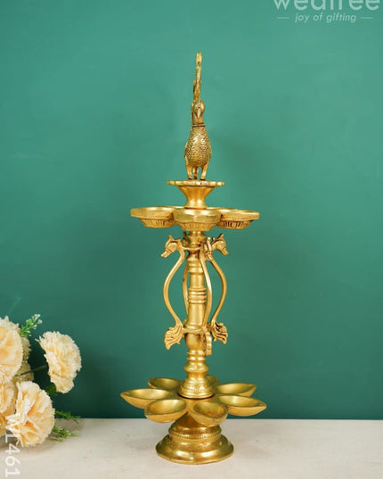 Brass Annapakshi Kuthu Vilaku - Wl4611 Diya