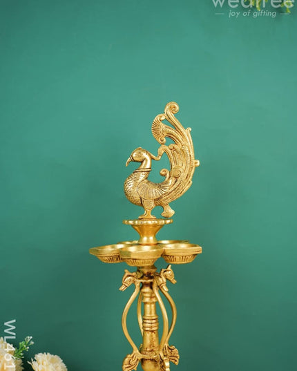 Brass Annapakshi Kuthu Vilaku - Wl4611 Diya