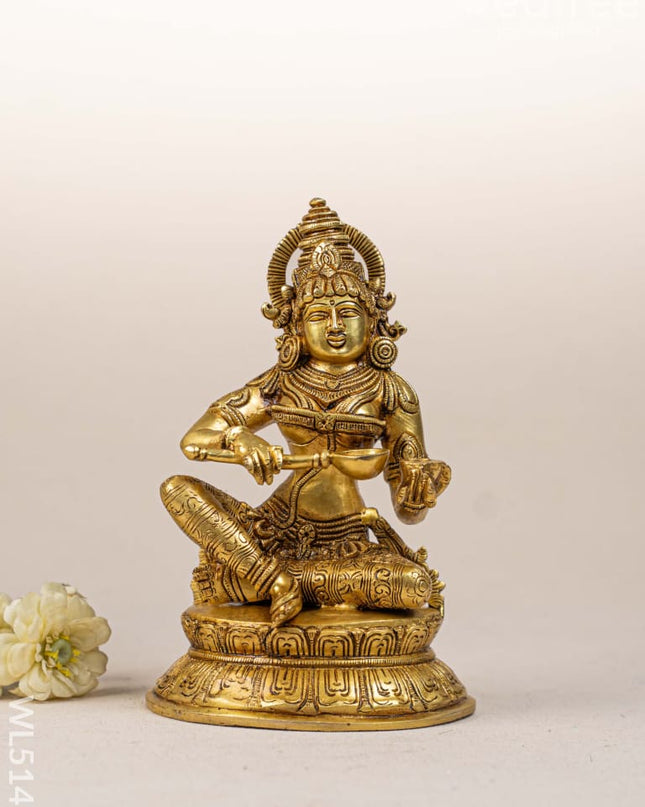Brass Annapoorani Idol - 10 inch - WL5141 Brass Figurines