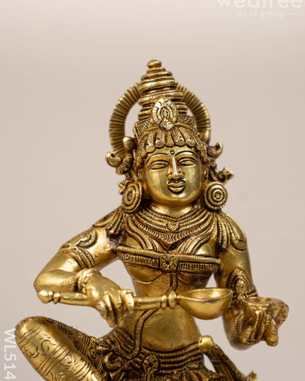 Brass Annapoorani Idol - 10 inch - WL5141 Brass Figurines