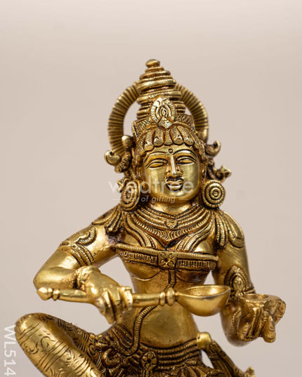Brass Annapoorani Idol - 10 inch - WL5141 Brass Figurines
