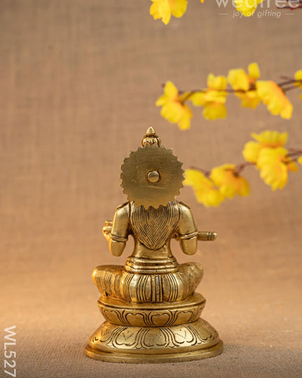 Brass Annapoorani Idol - 6 inch - WL5279 - Brass Figurines