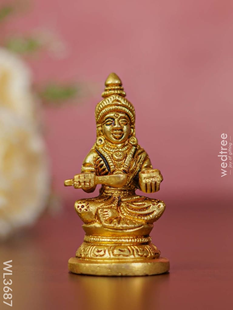 Brass Annapoorni Idol - Wl3687 Figurines