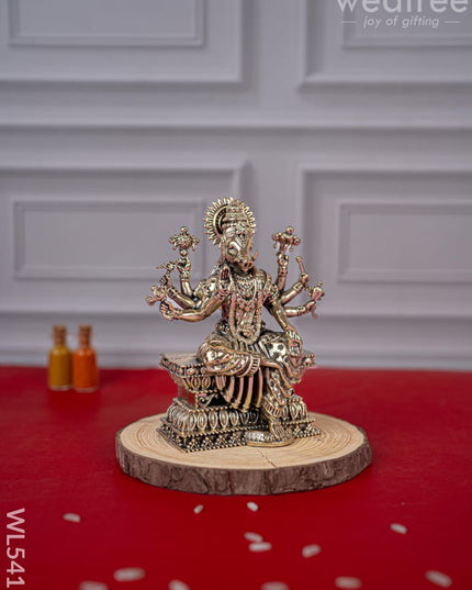 Brass Antique Varahi Idol - 4 inch - WL5417 - Brass Antique