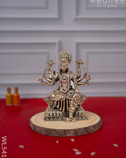 Brass Antique Varahi Idol - 4 inch - WL5417 - Brass Antique