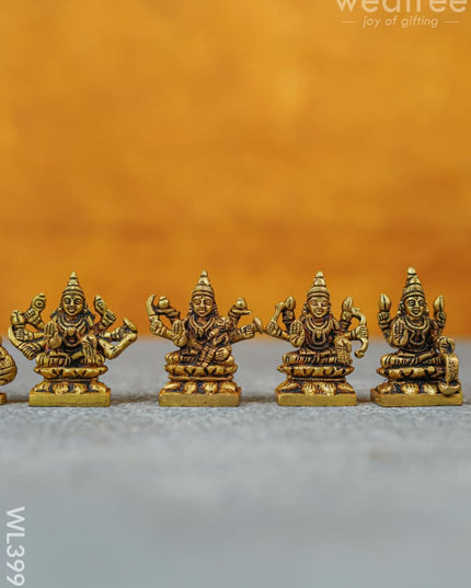 Brass Ashtalakshmi - 2.5 Inch Wl3991 Figurines