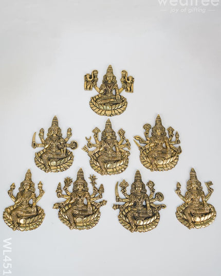 Brass Ashtalakshmi Idol - Wl4510 Figurines
