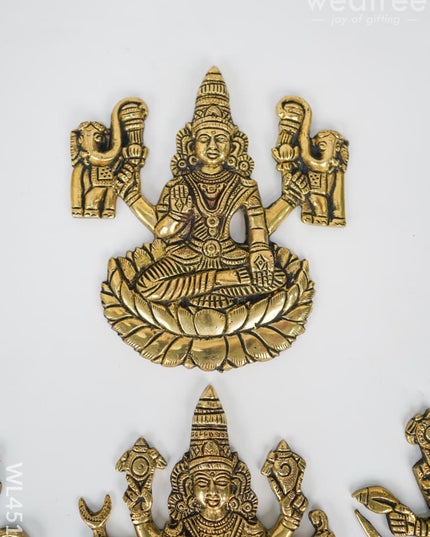 Brass Ashtalakshmi Idol - Wl4510 Figurines