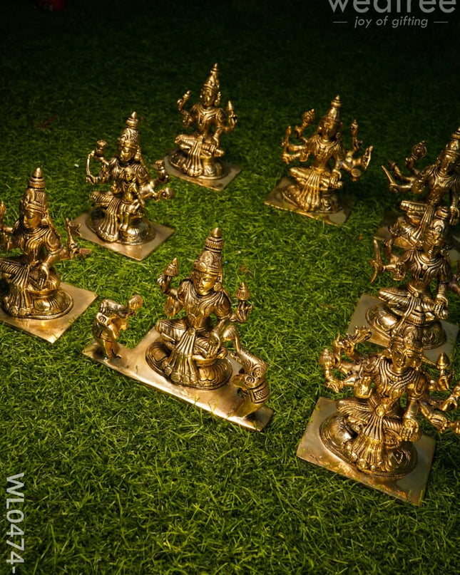 Ashtalakshmi Idols - Wl0474 Brass Figurines