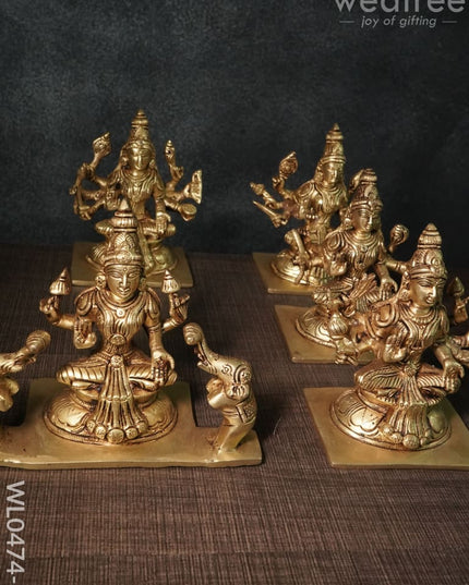 Ashtalakshmi Idols - Wl0474 Brass Figurines
