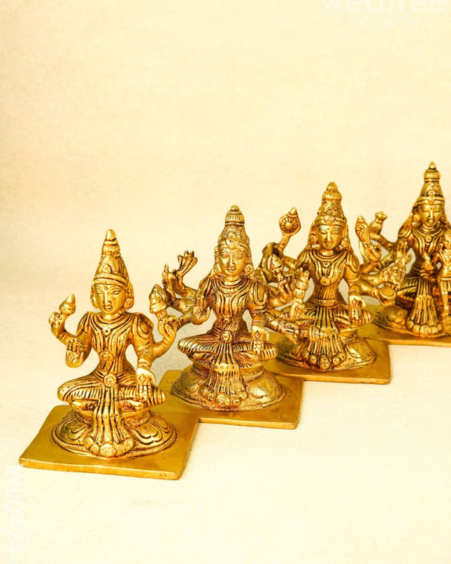 Brass Ashtalakshmi Idols - WL0474-2 - Brass Figurines
