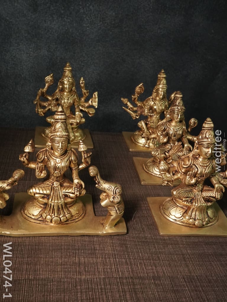 Ashtalakshmi Idols - Wl0474 Brass Figurines