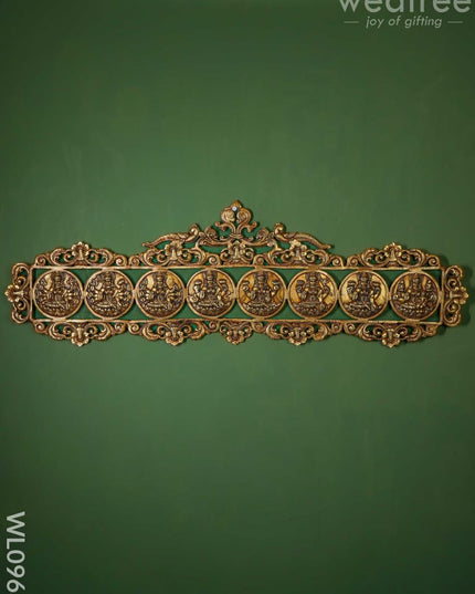 Brass Ashtalakshmi Wall Hanging - WL0963 Brass Wall Hanging