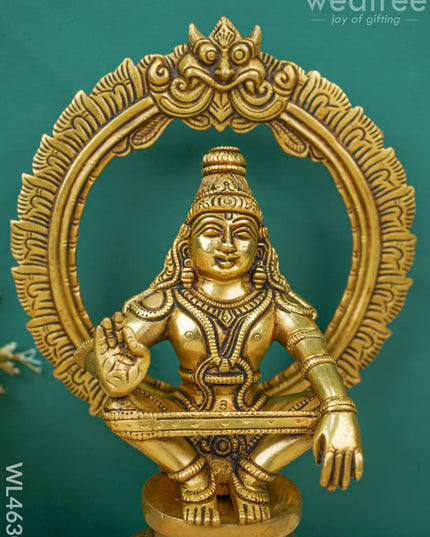 Brass Ayyappan Idol - Wl4630 Figurines