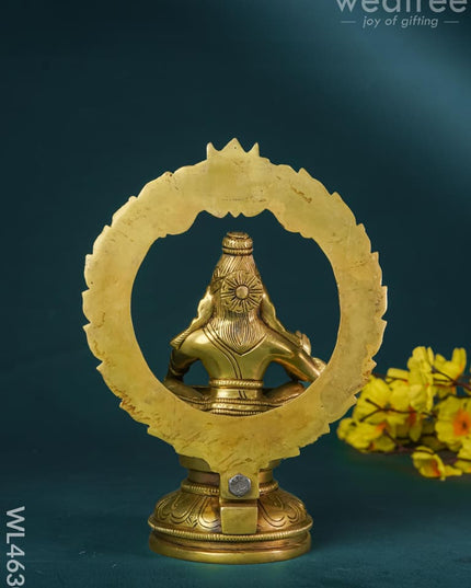 Brass Ayyappan Idol - WL4630 Brass Figurines