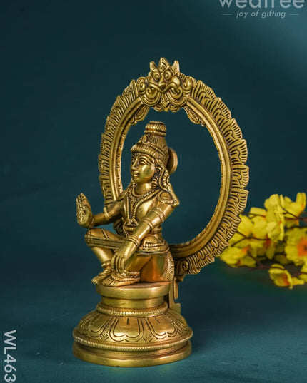 Brass Ayyappan Idol - WL4630 Brass Figurines