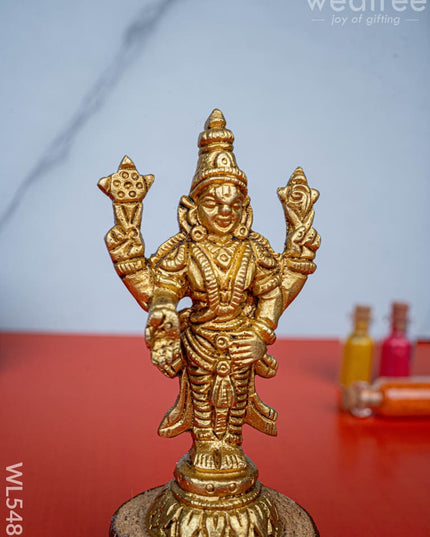 Brass Balaji Idol - 3 inch - WL5483 - Brass Figurines