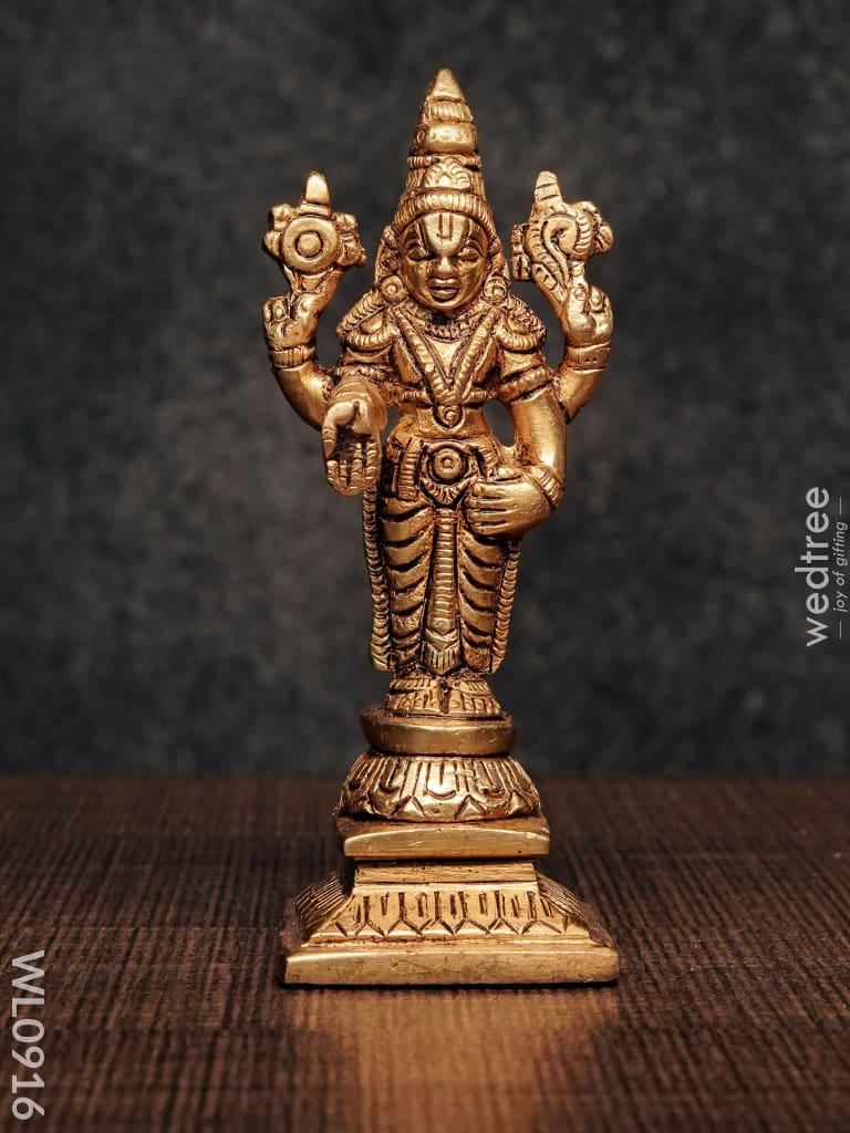 Brass Balaji Idol - Wl0916 Figurines