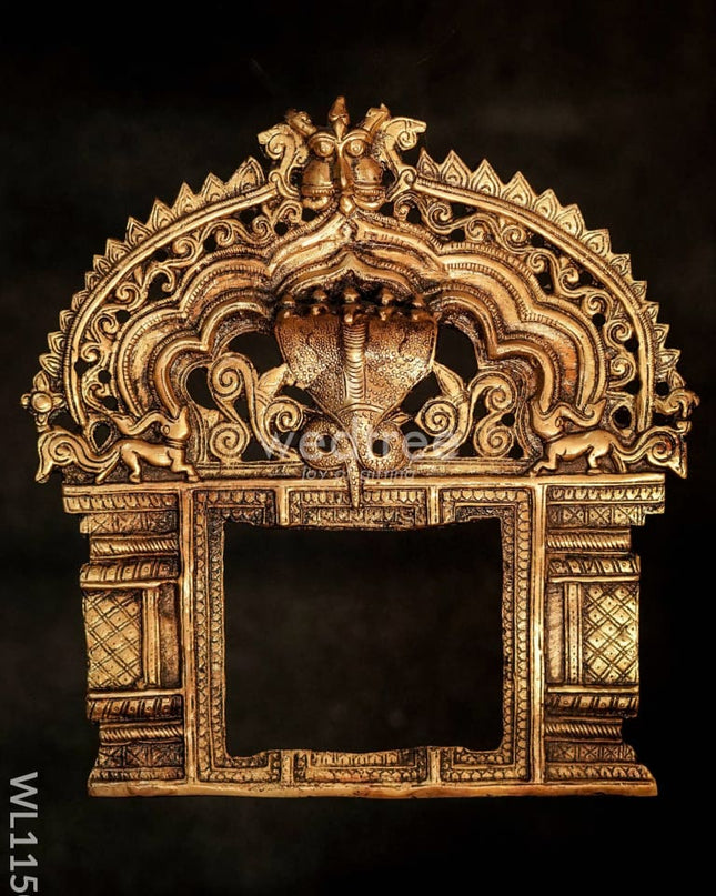 Brass Bhunesh Prabhavali Wall Hanging - Wl1150 Figurines