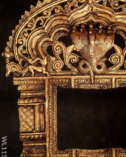 Brass Bhunesh Prabhavali Wall Hanging - Wl1150 Figurines