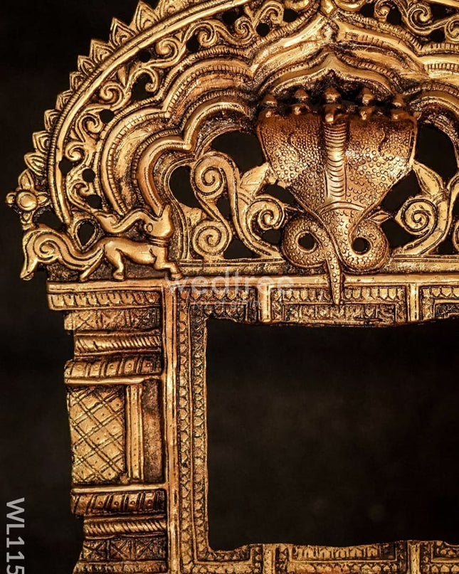 Brass Bhunesh Prabhavali Wall Hanging - Wl1150 Figurines