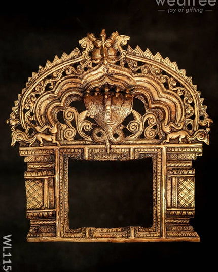 Brass Bhunesh Prabhavali Wall Hanging - Wl1150 Figurines