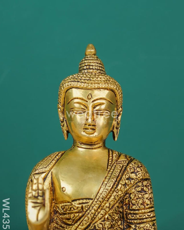 Brass Buddha Figurine - Wl4352 Figurines