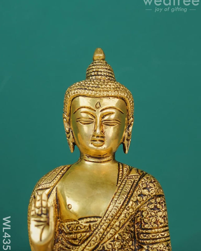 Brass Buddha Figurine - Wl4352 Figurines