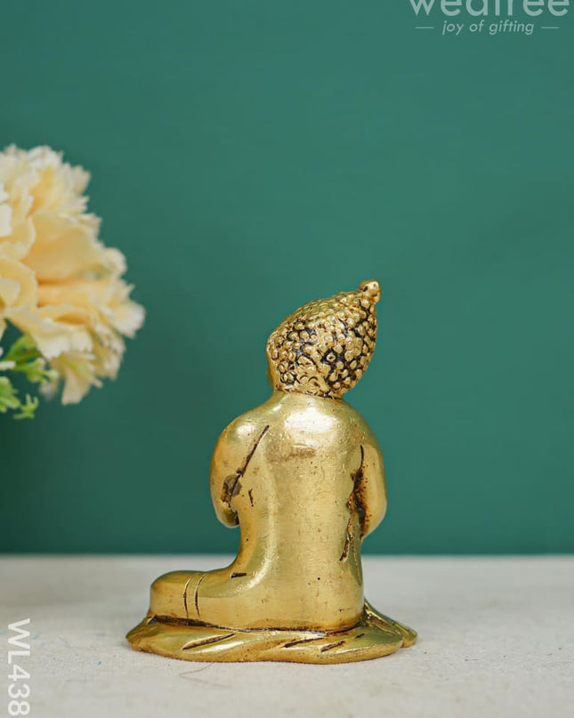Brass Buddha Resting Statue - WL4389 - Brass Figurines