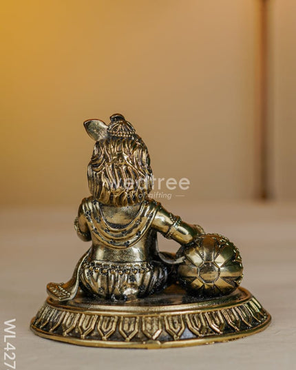 Brass Antique Butter Krishna - Wl4274 Figurines