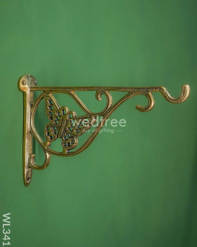 Brass Butterfly Bracket - Wl3417 Figurines