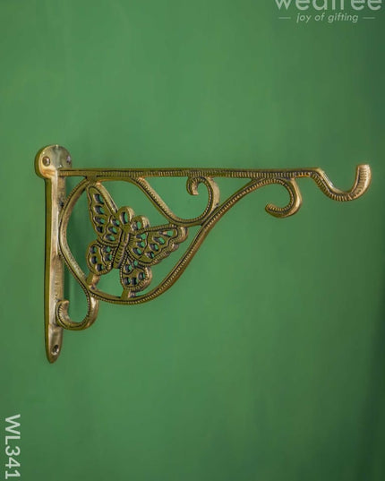 Brass Butterfly Bracket - Wl3417 Figurines