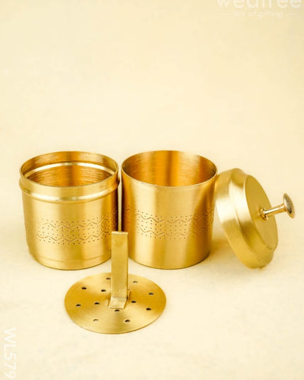 Brass Coffee Filter - 6 inch - WL5797 - Brass Utility