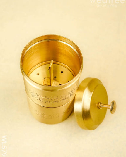 Brass Coffee Filter - 6 inch - WL5797 - Brass Utility