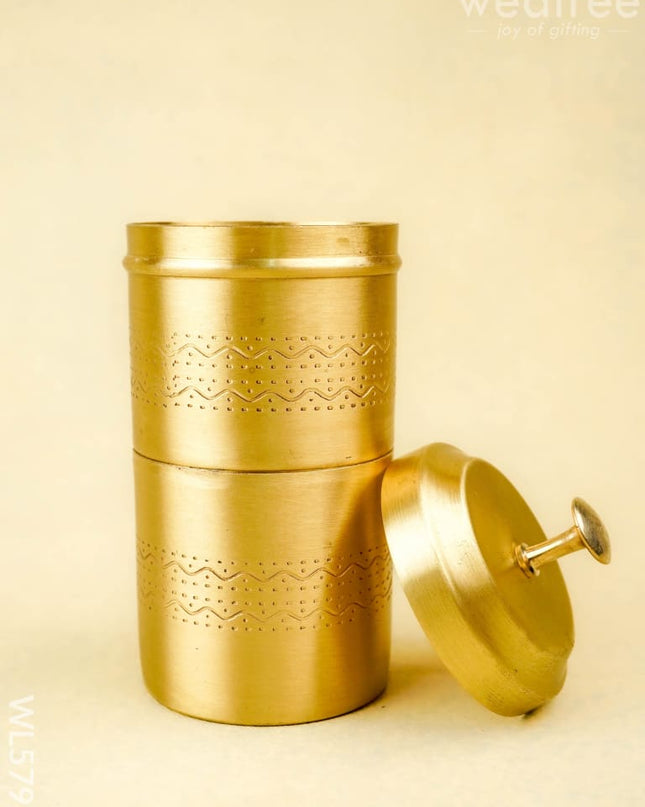 Brass Coffee Filter - 6 inch - WL5797 - Brass Utility
