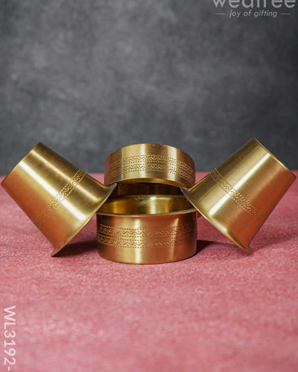 Brass Coffee Filter With Dabara Set - Wl3192 Utility