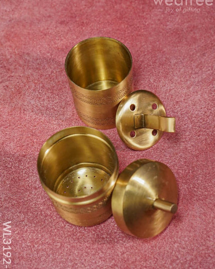 Brass Coffee Filter With Dabara Set - Wl3192 Utility