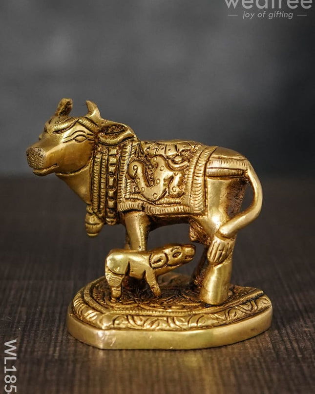 Brass Cow And Calf - Wl1854 Figurines