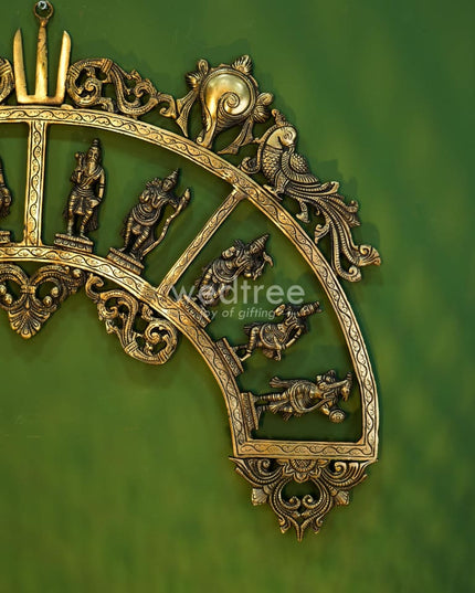 Brass Dasavathar Arch - Wl0311 Figurines