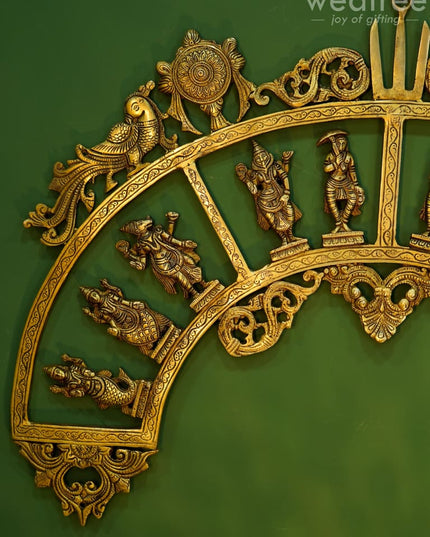 Brass Dasavathar Arch - Wl0311 Figurines