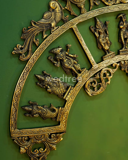 Brass Dasavathar Arch - Wl0311 Figurines