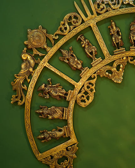 Brass Dasavathar Arch - Wl0311 Figurines