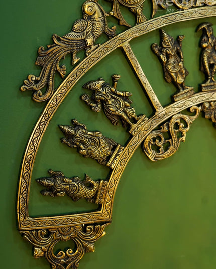 Brass Dasavathar Arch - Wl0311 Figurines