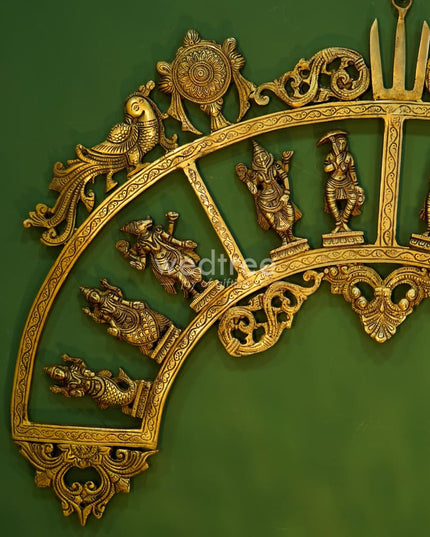 Brass Dasavathar Arch - Wl0311 Figurines