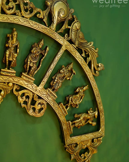 Brass Dasavathar Arch - Wl0311 Figurines