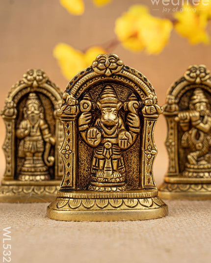 Brass Dasavatharam Idol - 3 inch - WL5329 - Brass Figurines