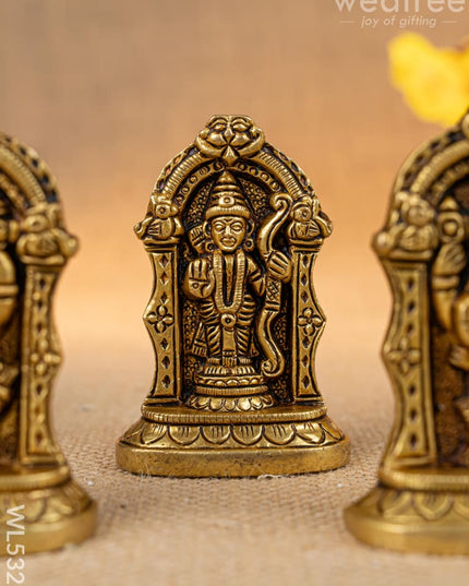 Brass Dasavatharam Idol - 3 inch - WL5329 - Brass Figurines