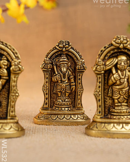 Brass Dasavatharam Idol - 3 inch - WL5329 - Brass Figurines